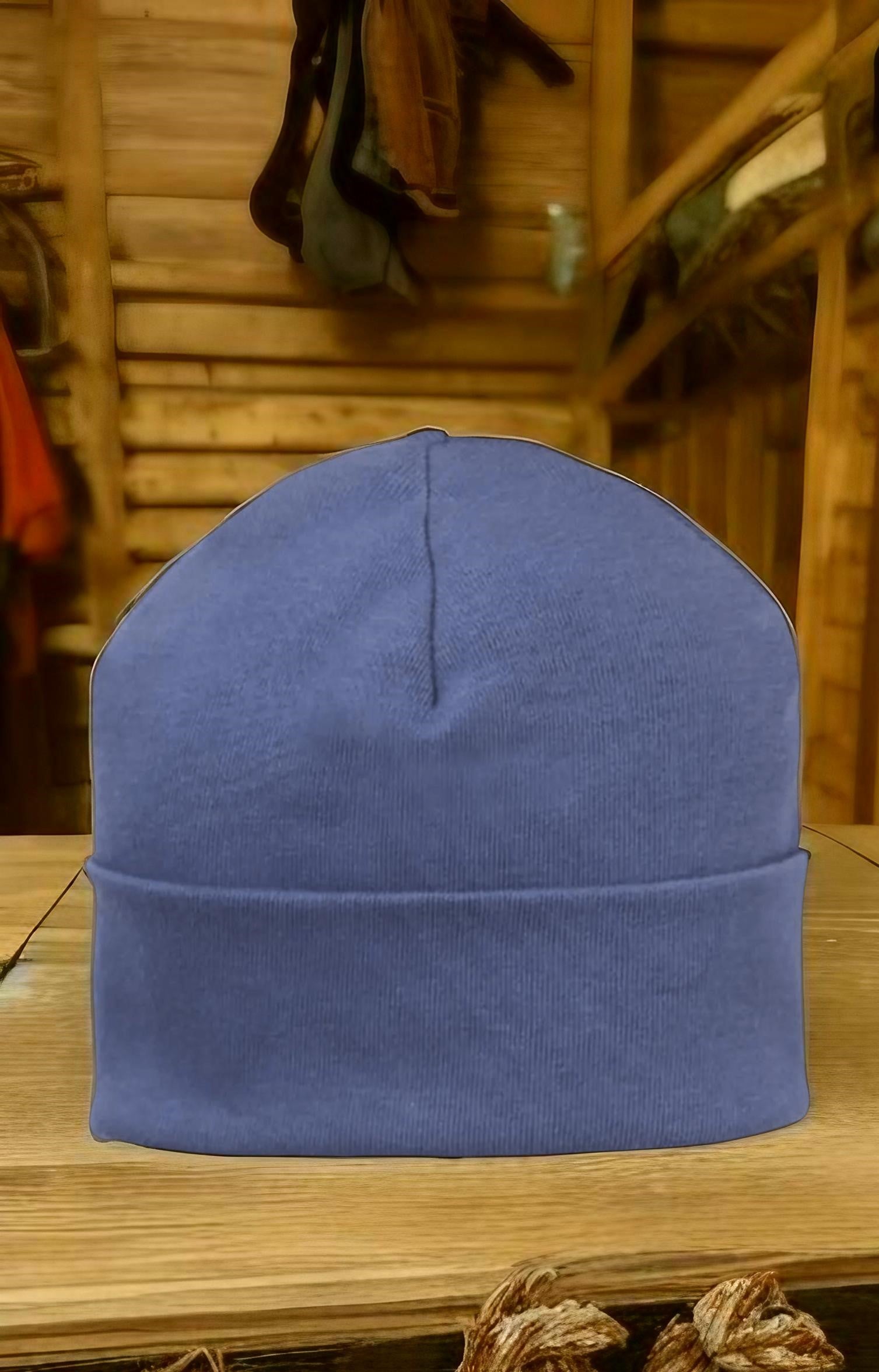 Lil' Wrangler's Indigo Blue Cotton Hat: Yeehaw Comfort for Your Baby Buckaroo image 0
