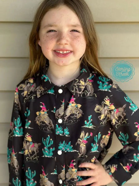 Mommy & Me Collection - Western Grit Long-Sleeved Shirt (Kids)