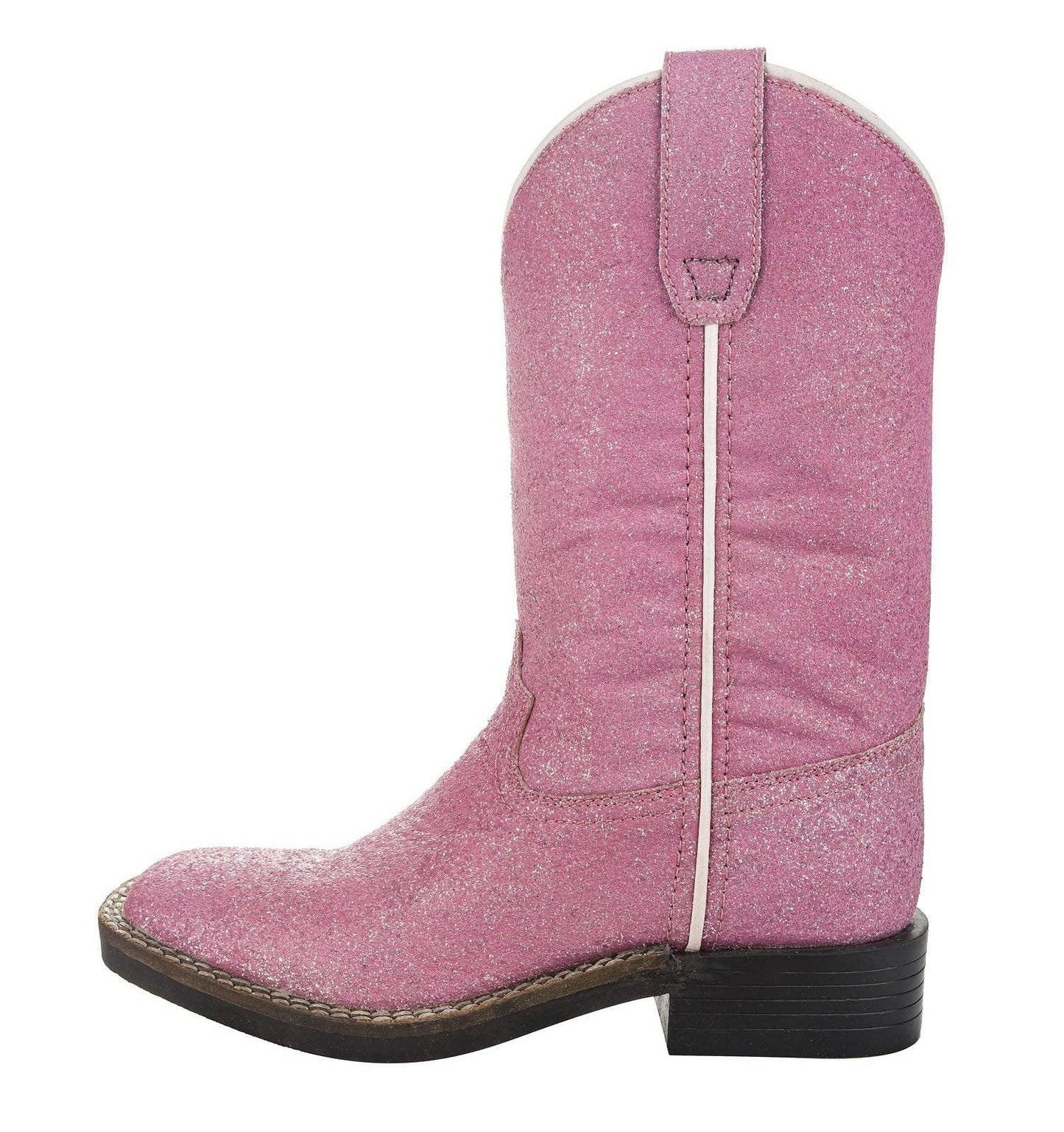 Sparkle Pink Glitter Western Boots – Toddler