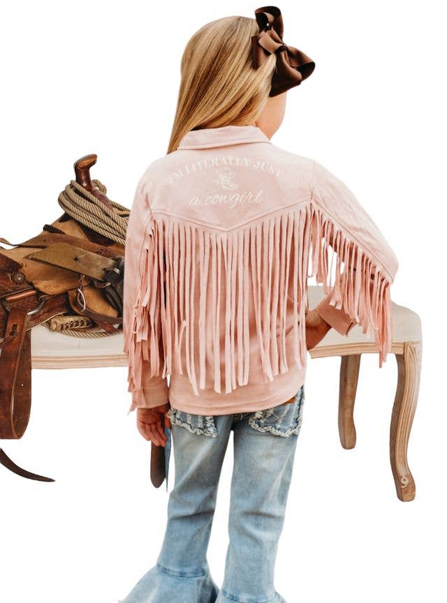 Pink Prairie Cowgirl Fringe Jacket