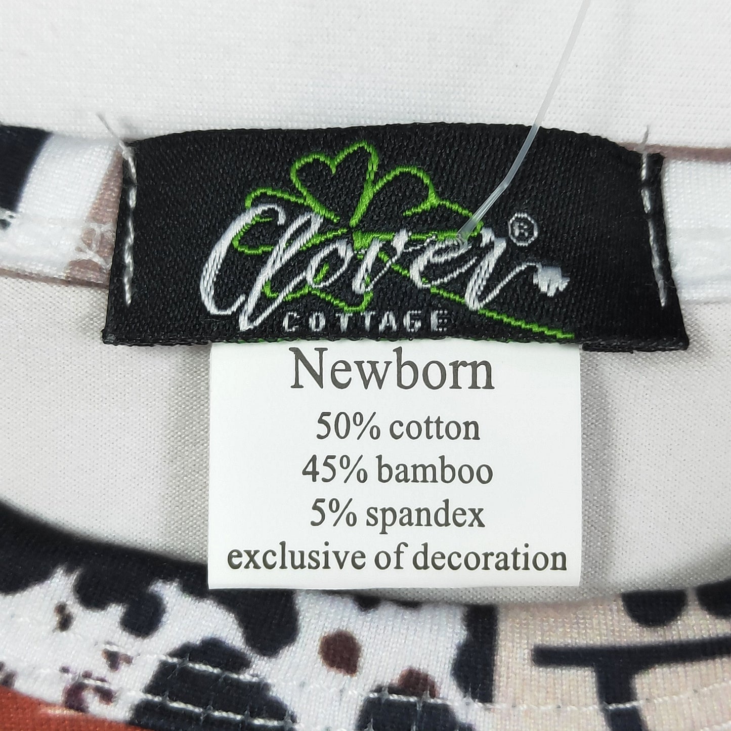 Little Cowboy Knotted Gown with Matching Hat