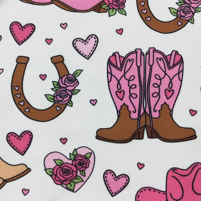 Western Boots Gown & Headband