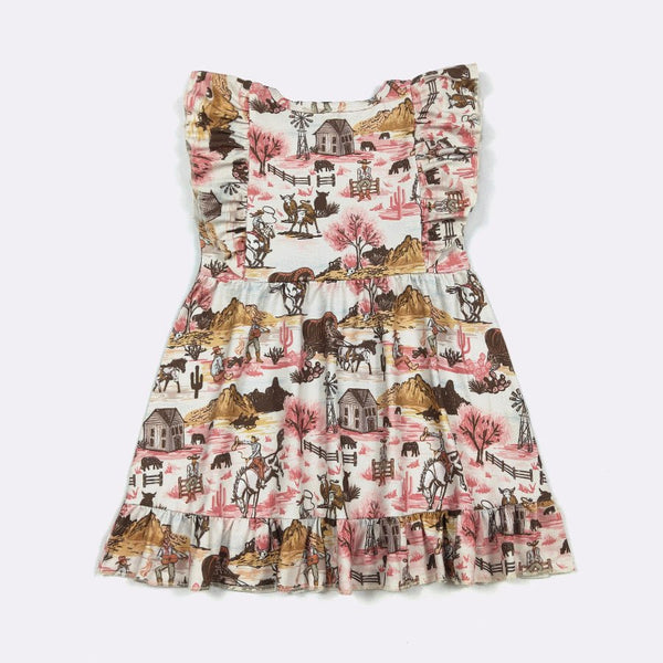 Prairie Princess Boutique Dress | Western Girls Twirl Dress
