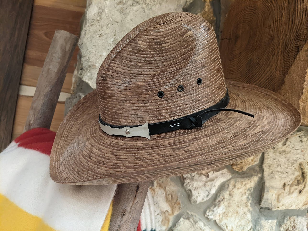 Young Guns Natural Palm Straw Cowboy Hat image 2