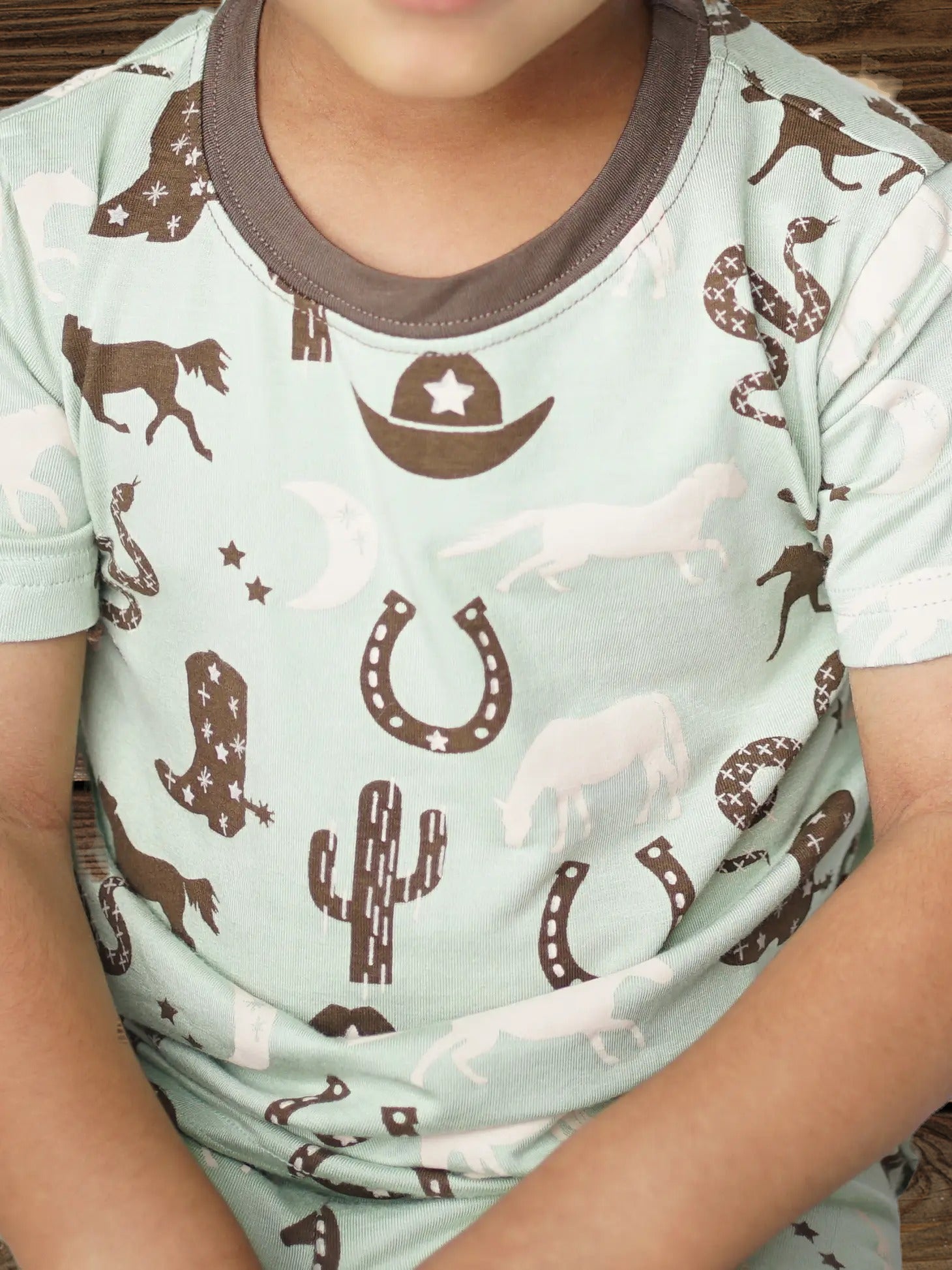 Giddyup Western Bamboo Pajamas for Kids: Dreamy Comfort for Little Wranglers image 4