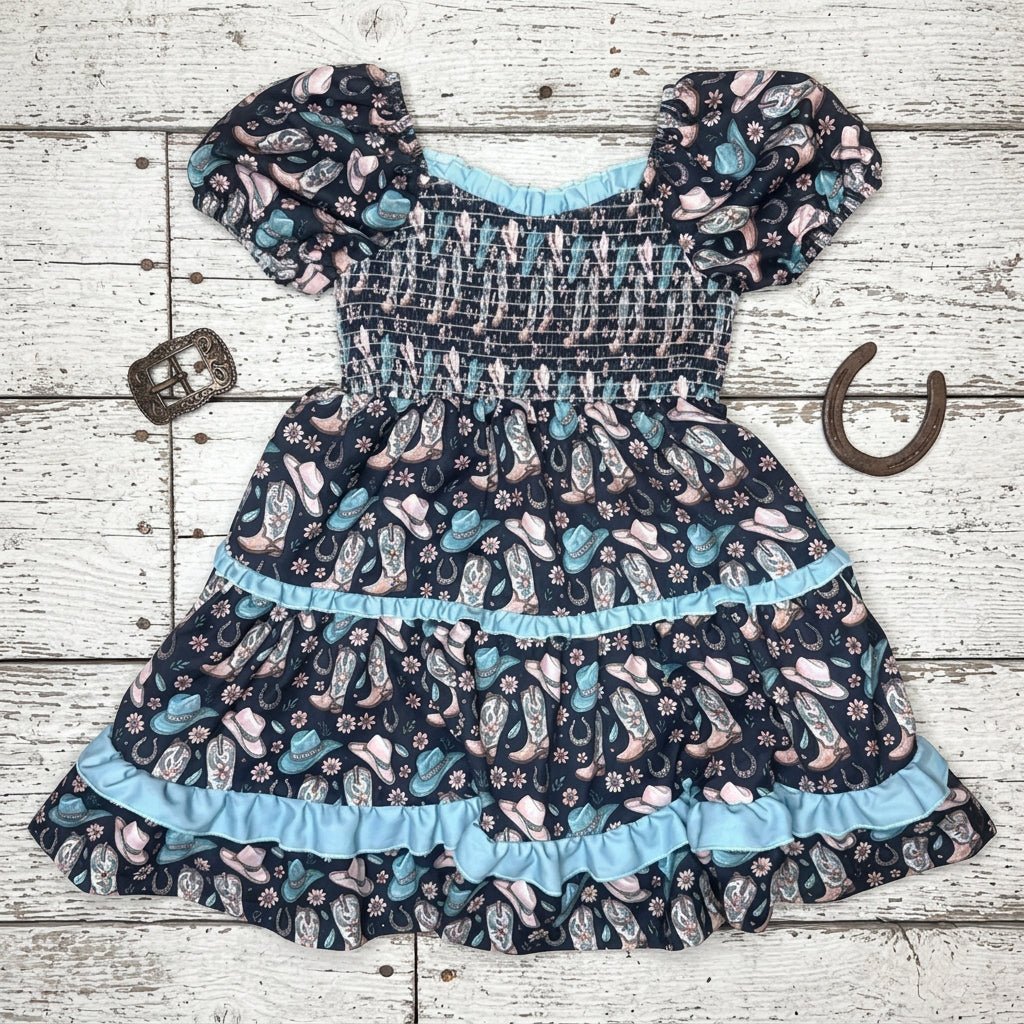 Bluebonnet Boots Cowgirl Dress