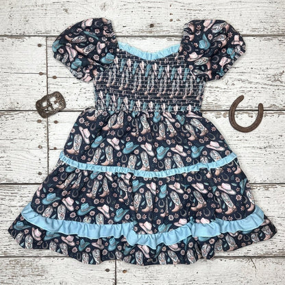 Bluebonnet Boots Cowgirl Dress