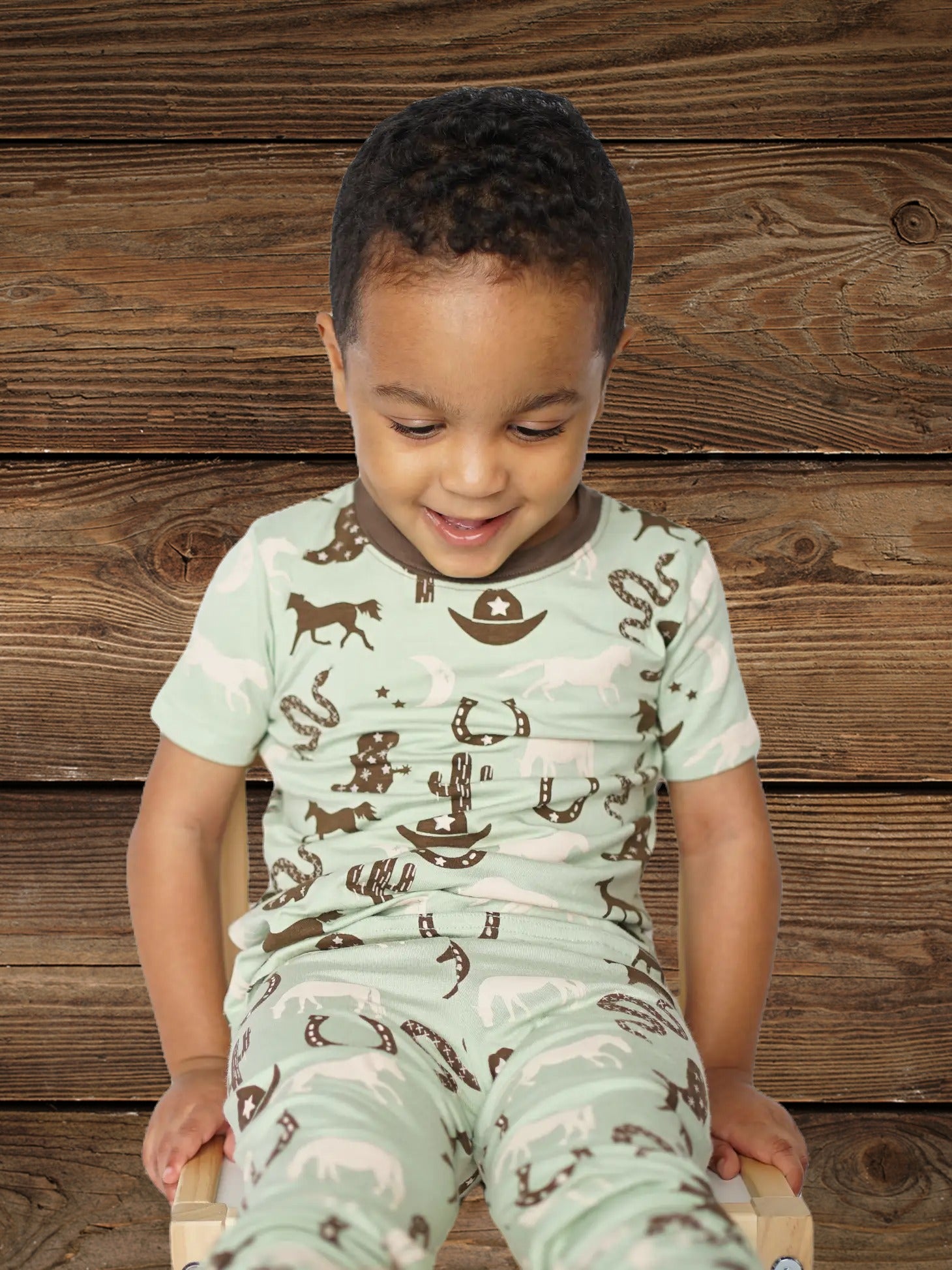 Giddyup Western Bamboo Pajamas for Kids: Dreamy Comfort for Little Wranglers image 1