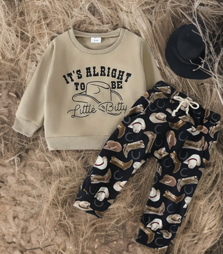 Little Bitty Sweatshirt & Jogging Pants Combo image 0