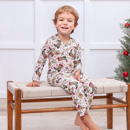 Western Christmas Family Matching Bamboo Pajamas