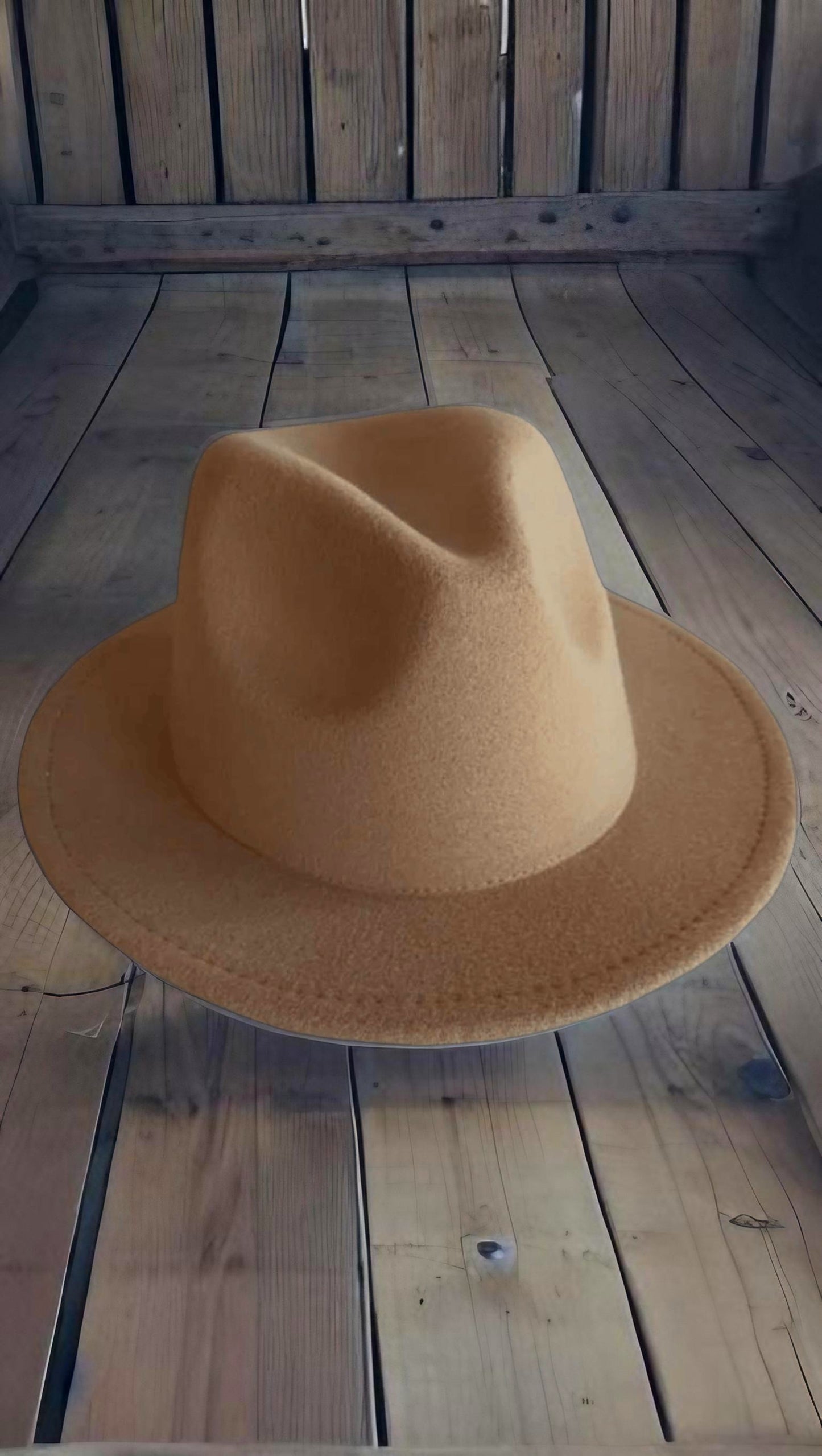 Kids Felt Fedora Cowboy Hat image 1