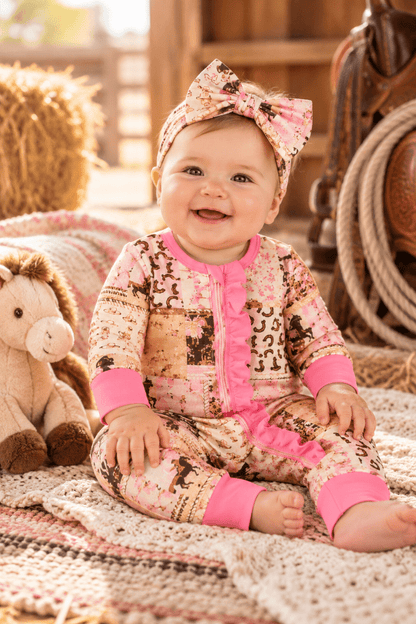 Bamboo Baby Western Romper