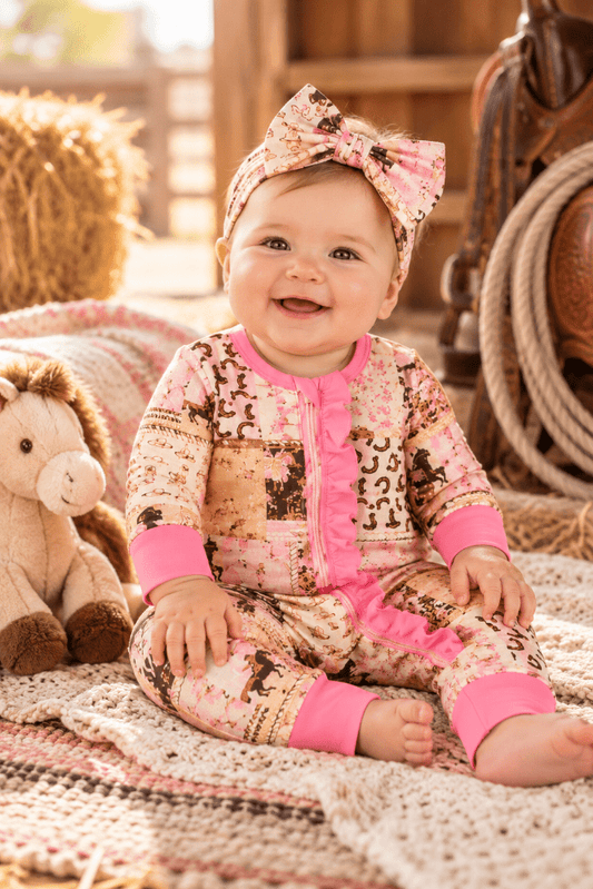 Bamboo Baby Western Romper