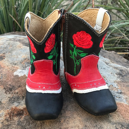 "Ruby Roses" Black Leather  Boots image 1