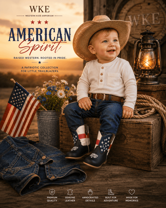 American Spirit™ Leather Western Booties