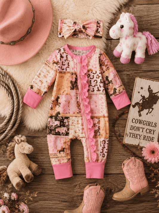 Bamboo Baby Western Romper