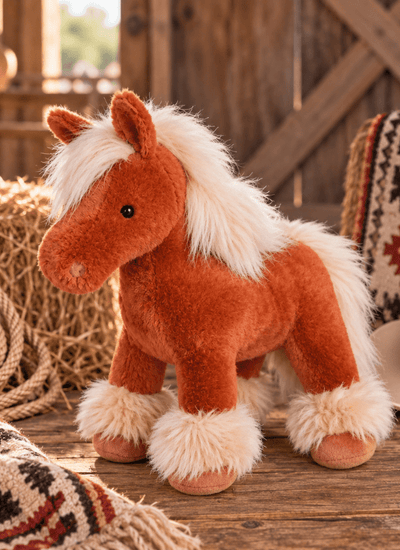 Cozy Pony Plush Toy – Soft Stuffed Animal for Western Kids
