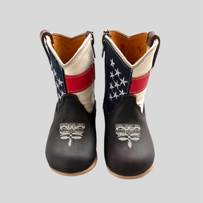 American Spirit™ Leather Western Booties