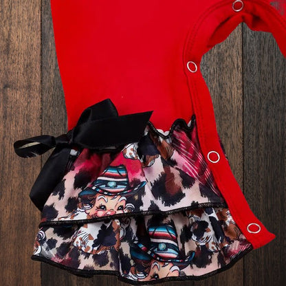 Cowboy Santa’s Festive Fringe Romper image 1
