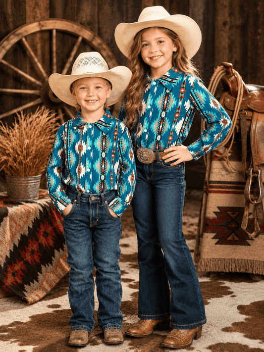 Mommy & Me Collection - Huckleberry Trail Long-Sleeved Shirt