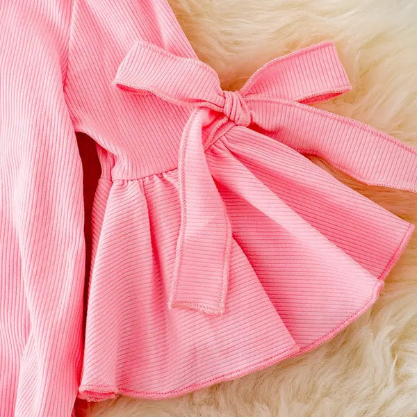 Pretty in Pink Bell Sleeve Onesie