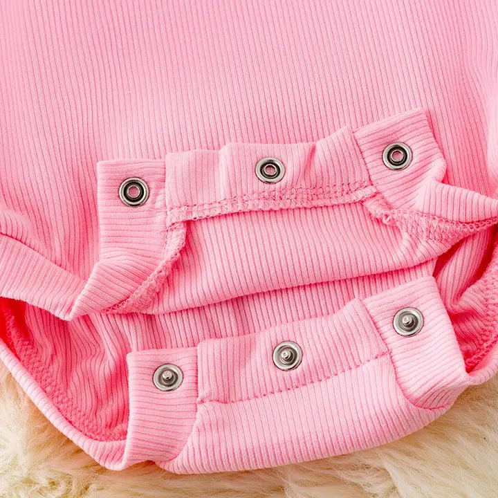 Pretty in Pink Bell Sleeve Onesie image 2