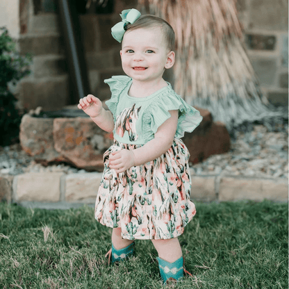 Desert Dasher Horse Dress – Girls Western Dress, Sizes 2T–7