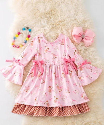 Pink Western Coquette Dress - Baby, Toddler, and Kids