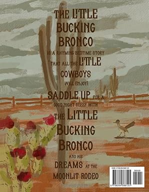The Little Bucking Bronco Hardcover Book | Western Bedtime Story Ages 2-8