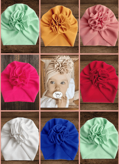 Blossom Buddies: Western Chic Baby Turban Hats for Your Little Wildflower