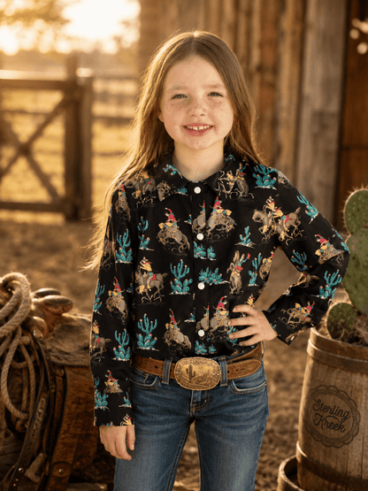 Mommy & Me Collection - Western Grit Long-Sleeved Shirt (Kids)