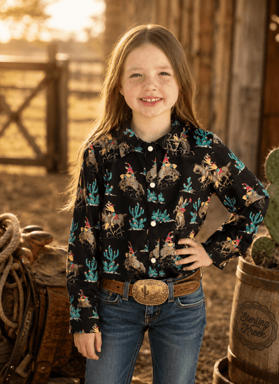 Mommy & Me Collection - Western Grit Long-Sleeved Shirt (Kids)