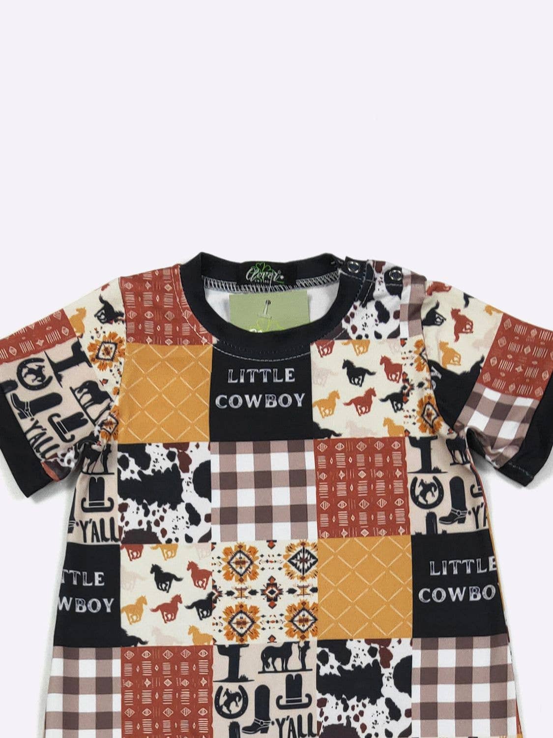 Little Cowboy Boy Romper