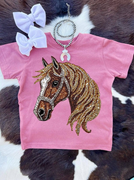 Glitter Horse T-Shirt  - Infants, Toddlers, Kids