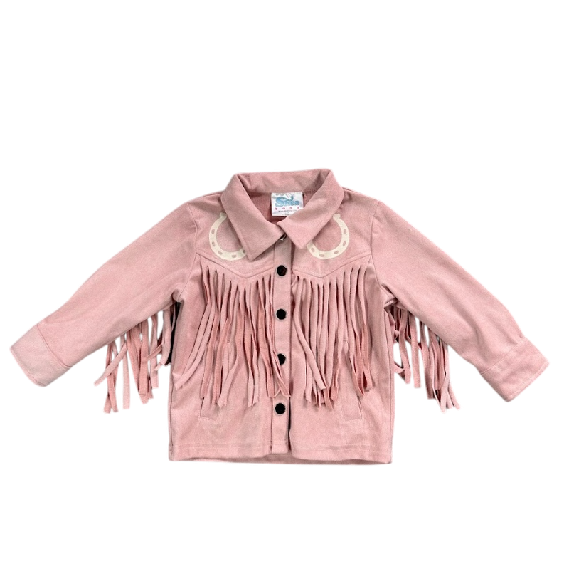 Pink Prairie Cowgirl Fringe Jacket
