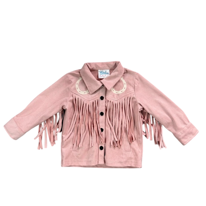Pink Prairie Cowgirl Fringe Jacket