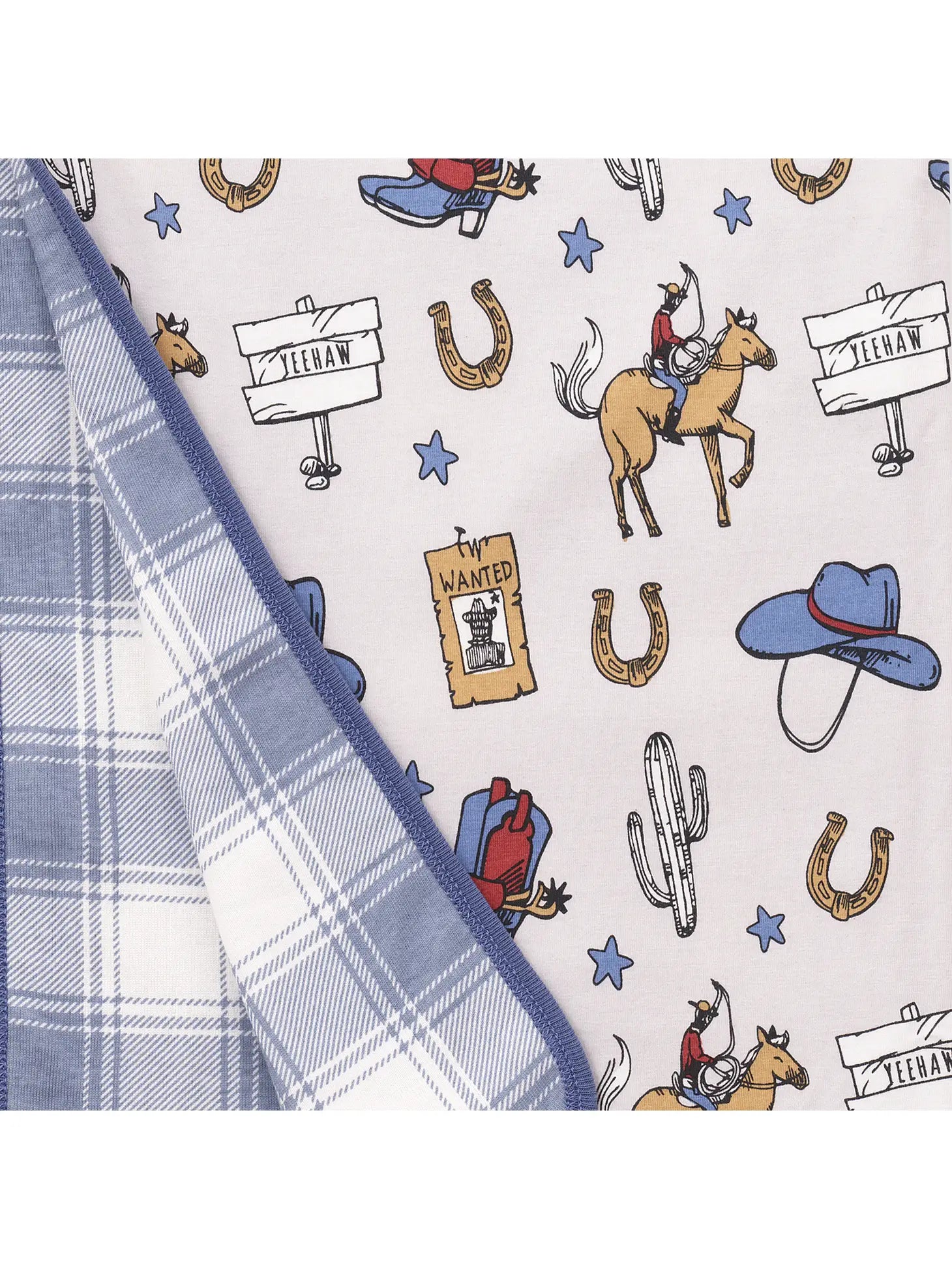 Kid's Giddyup Cowboy Western Bamboo Pajamas image 3