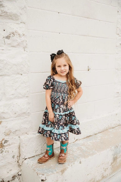 Bluebonnet Boots Cowgirl Dress