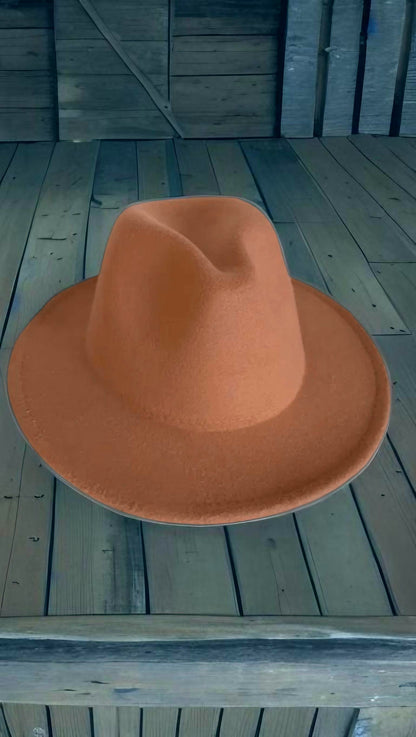 Kids Felt Fedora Cowboy Hat image 0