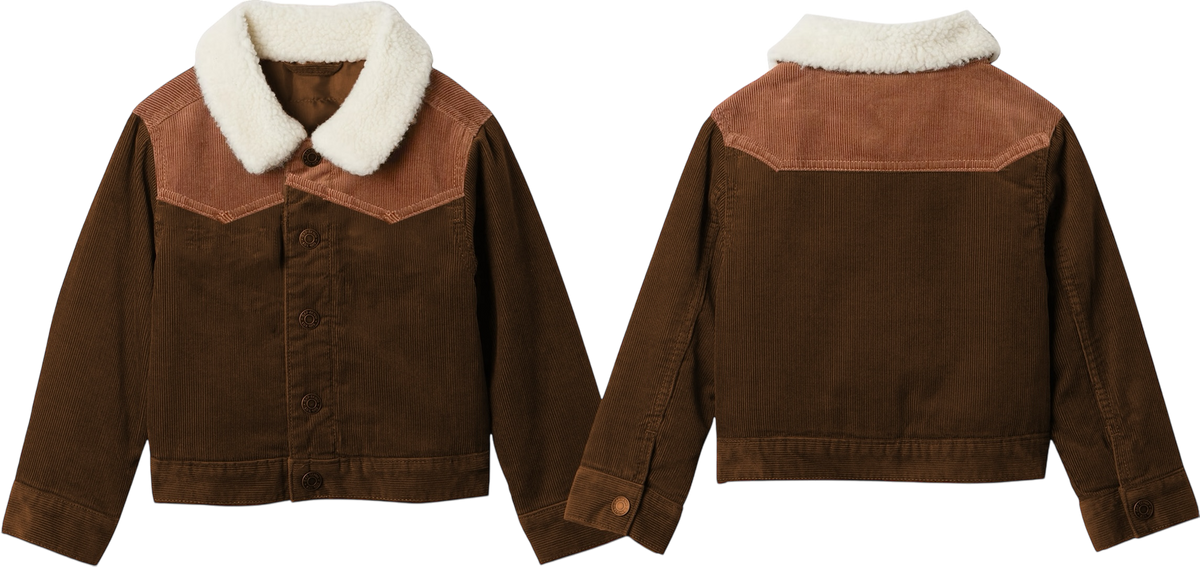 Canyon Ridge Two-Tone Corduroy Sherpa Jacket