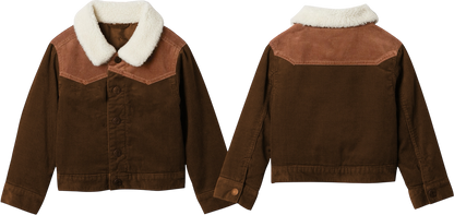 Canyon Ridge Two-Tone Corduroy Sherpa Jacket