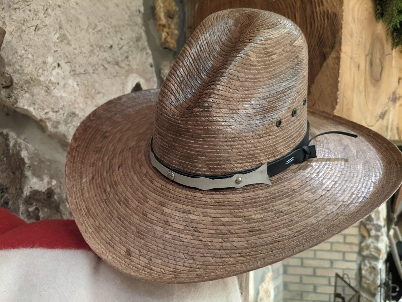 Young Guns Natural Palm Straw Cowboy Hat image 1