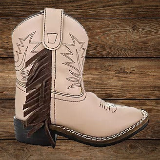 TuffRider Children's Tan Fringe Boots for Little Rodeo Enthusiasts image 5
