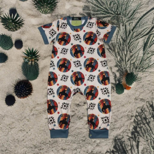 Let’s Rodeo Boy Romper image 0