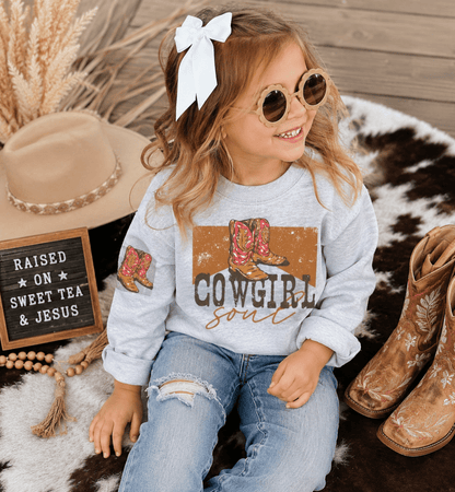 Cowgirl Soul Sweatshirt - Baby, Toddler, and Kids