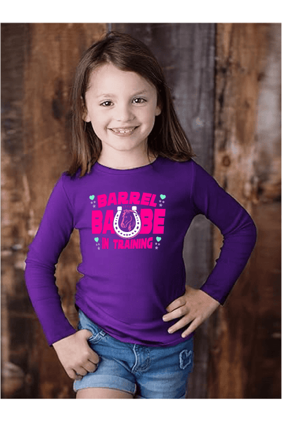 Barrel Babe in Training Long-Sleeved Toddler & Youth T-Shirt